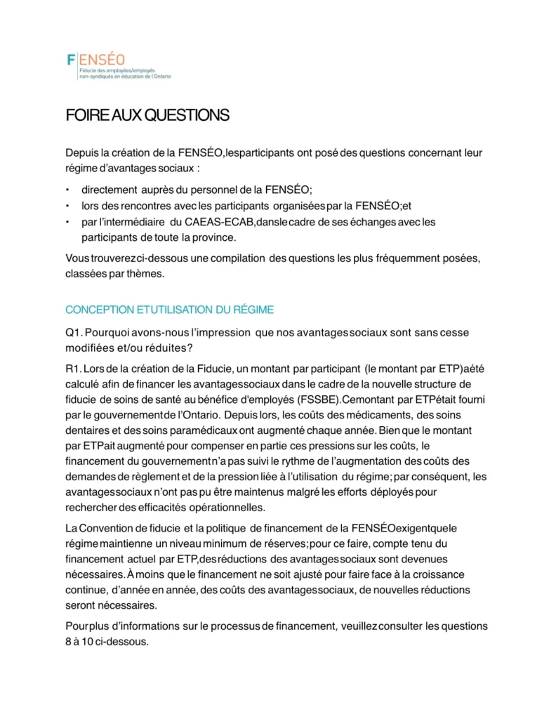 FAQ Screenshot - CAEAS-ECAB - FR